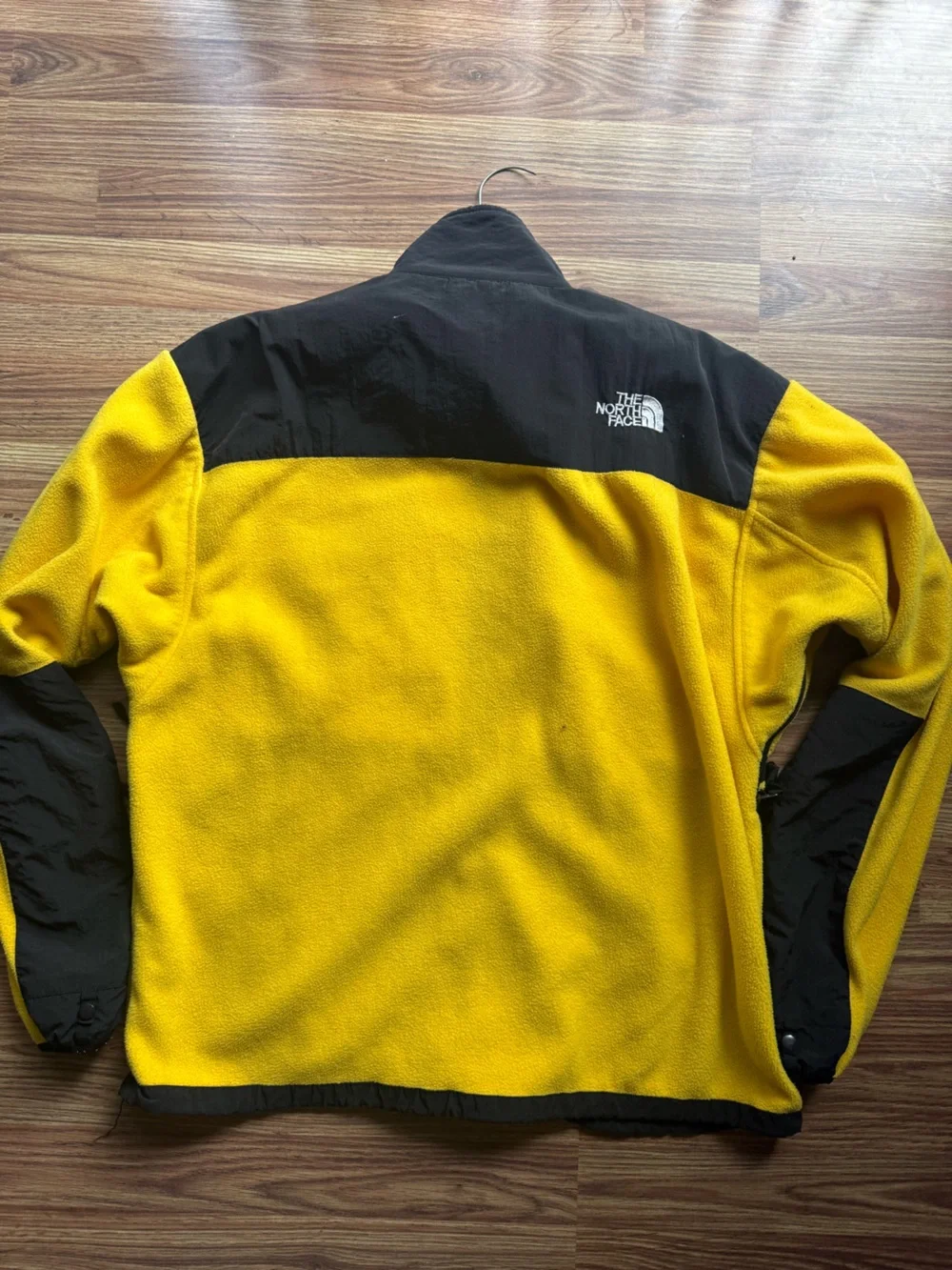 Vintage Denali The North Face Men’s Yellow and Black Performance Fleece Jacket